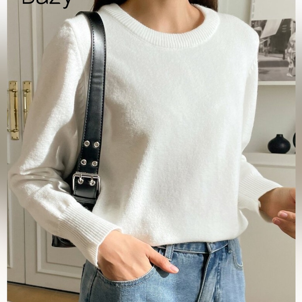 White Knit Sweater
